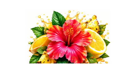 Hawaiian Island flavor illustration